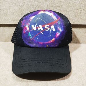 Nasa Mesh Trucker Snapback Structured Hat
